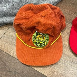Array of caps and snap backs - message for pricing